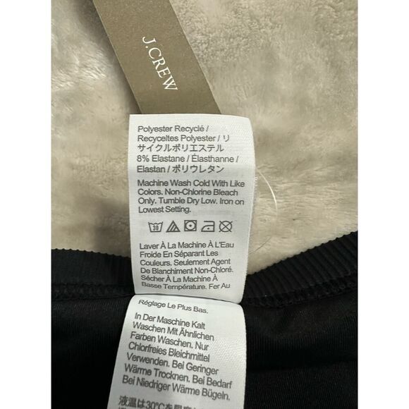 J.Crew Bikini Bottom Women's Plus XXL Black Ribbed-Trim Hipster Full-Coverage - Picture 6 of 9